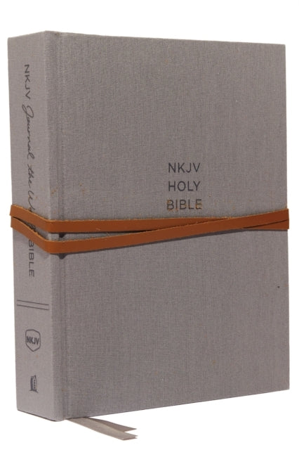 Nkjv, Journal the Word Bible, Cloth Over Board, Gray, Red Le