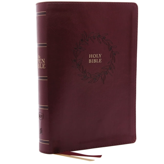 The Kjv Open Bible: Complete Reference System, Burgundy Leat