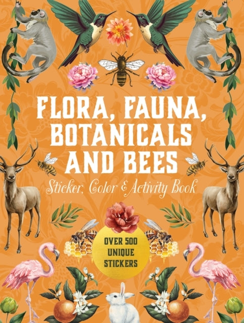 Flora Fauna Botanicals and Bees Sticker Color & Activity