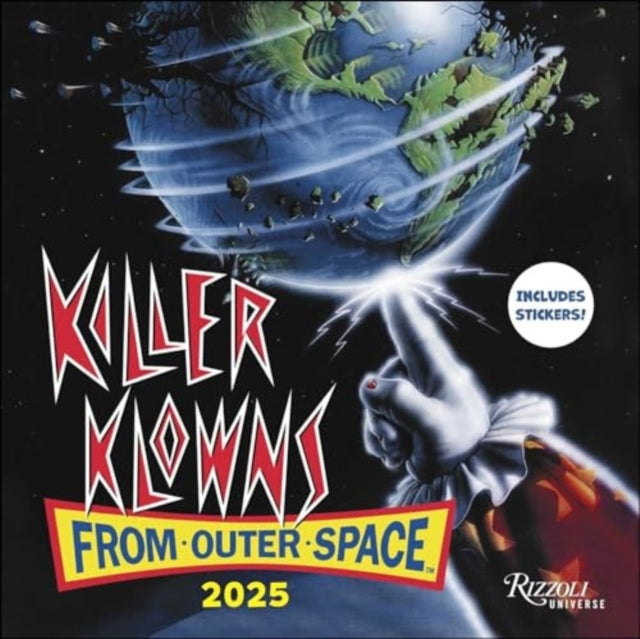 Killer Klowns From Outer Space 2025 Wall Calendar