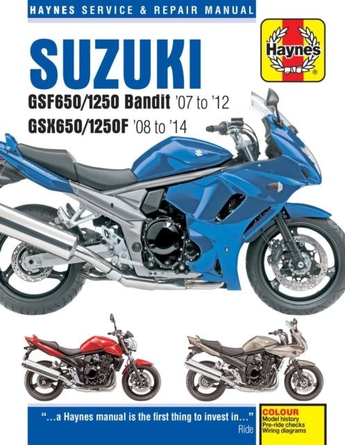 Suzuki GSF650/1250 Bandit,GSX650F, '07-'14