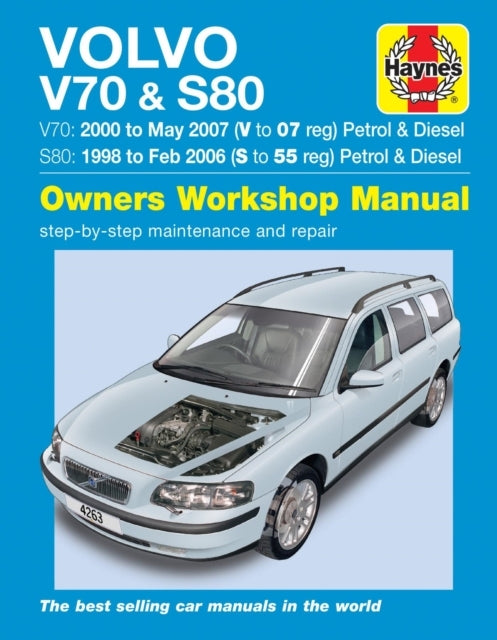 Volvo V70 / S80 Petrol & Diesel 98 - 07 Haynes Repair Manual