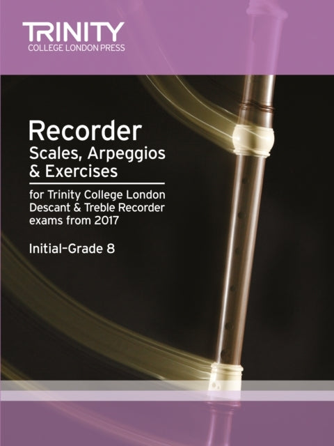 Recorder Scales, Arpeggios & Exercises Initial Grade 8 from 2017