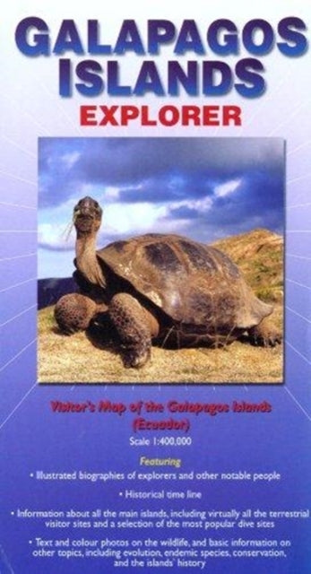 Galapagos Islands Explorer Visitor'S Map Of The Galapagos Is