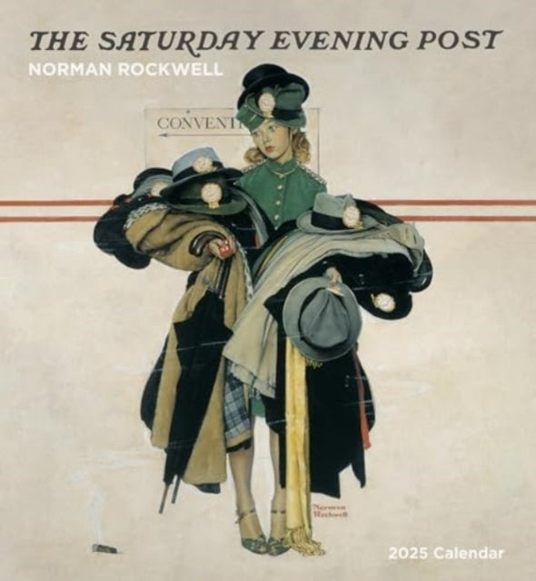 Norman Rockwell The Saturday Evening Post 2025 Wall Calendar