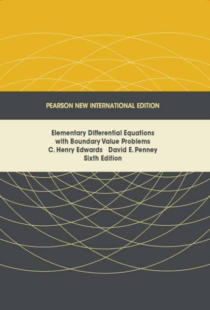 Elementary Differential Equations With Boundary Value Proble
