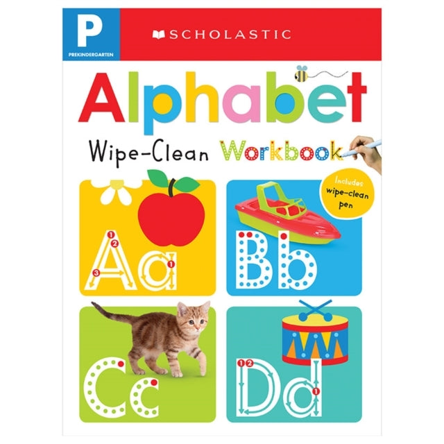 Pre-k Alphabet Wipe-clean Workbook Scholastic Early Learner