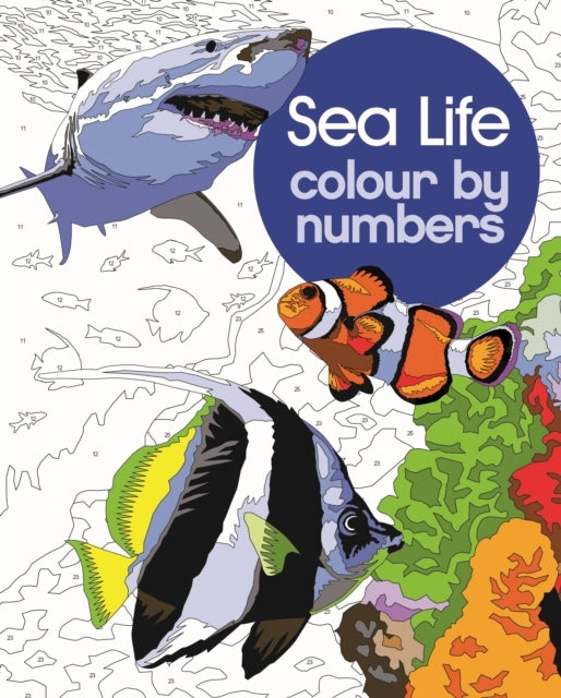 SEA LIFE COLOUR BY NUMBERS.