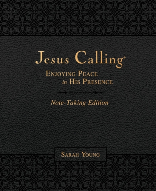 Jesus Calling Note-taking Edition Leathersoft Black With