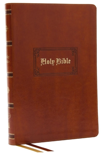 Kjv Holy Bible: Giant Print Thinline Bible, Tan Leathersoft,