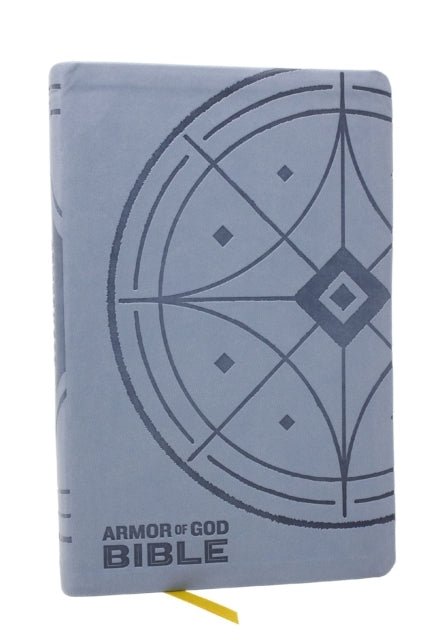 Kjv Armor of God Bible, Blue/Gray Leathersoft Children’S Bib