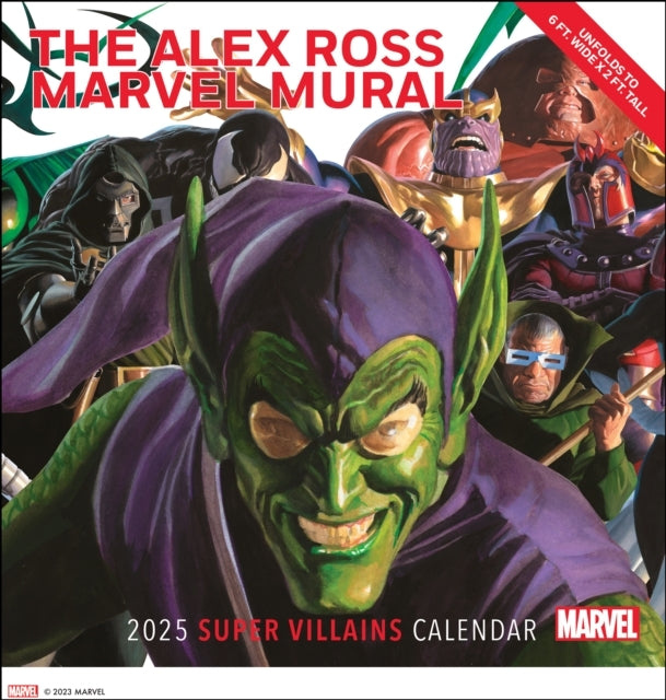 Alex Ross Marvel Super Villains Mural 2025 Oversized Wall Ca