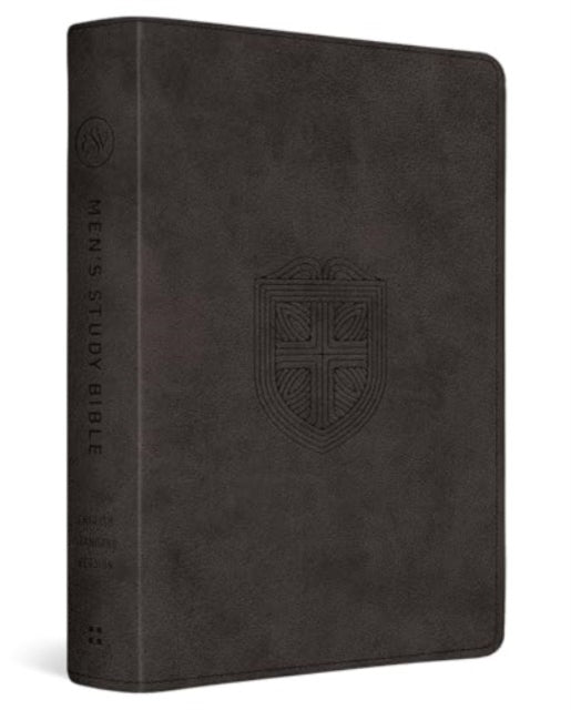 ESV MEN`S STUDY BIBLE TRUTONE, CHARCOAL, SHIELD DESIGN