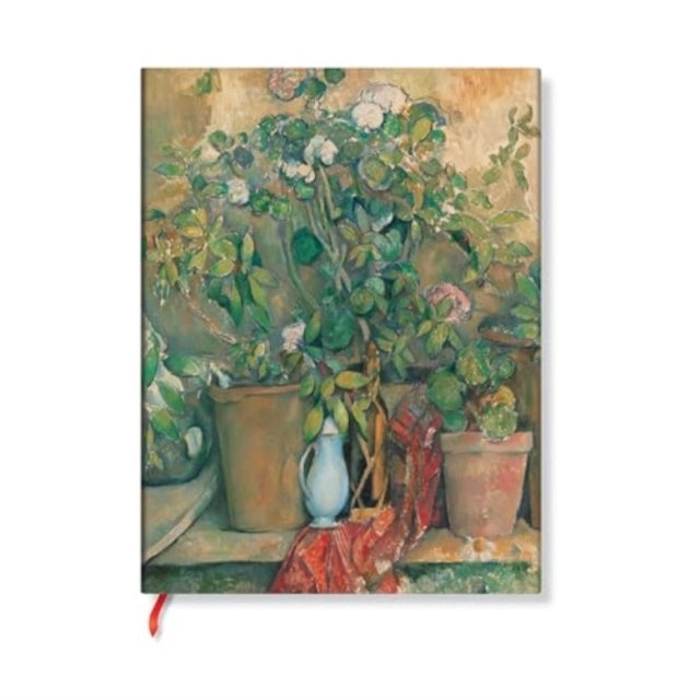 Cezanne’S Terracotta Pots And Flowers Ultra Unlined Hardback