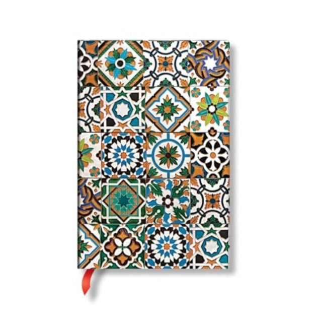 Porto Portuguese Tiles Mini Hardback Address Book Elastic Ba