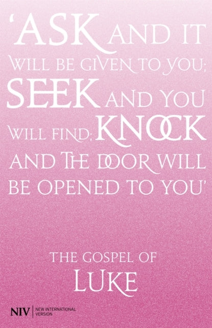 Niv Gospel of Luke