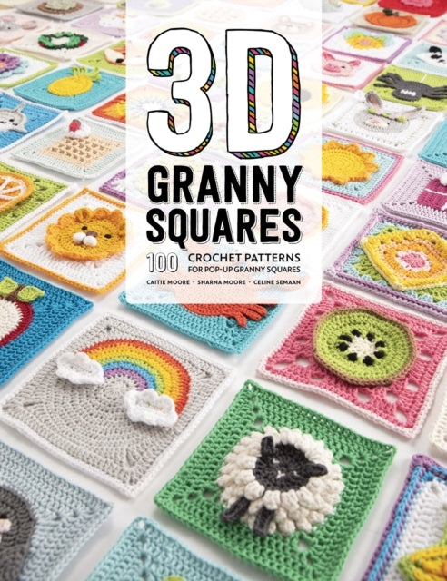 3d Granny Squares Crochet Patterns for Pop-up Granny Squ