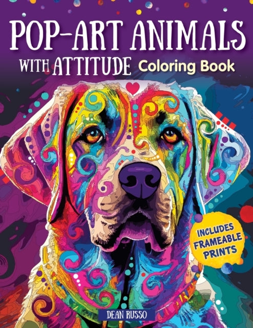 Pop Art Animals Coloring Book Experience The Stress-Free Bri
