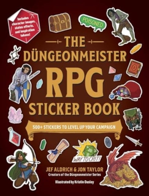The Dungeonmeister Rpg Sticker Book 500+ Stickers To Level U