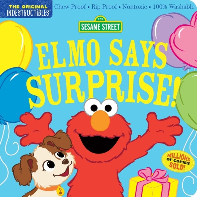 Indestructibles Sesame Street Elmo Says Surprise!chew Proo