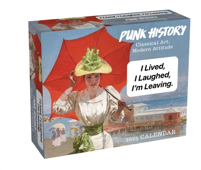 Punk History 2025 Day-To-Day Calendar Classical Art, Modern Attitude