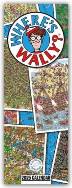 Where'S Wally Slim Calendar 2025
