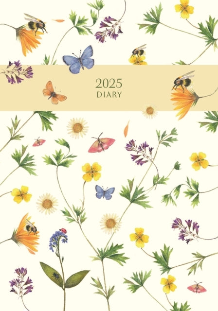 Floral A5 Diary 2025