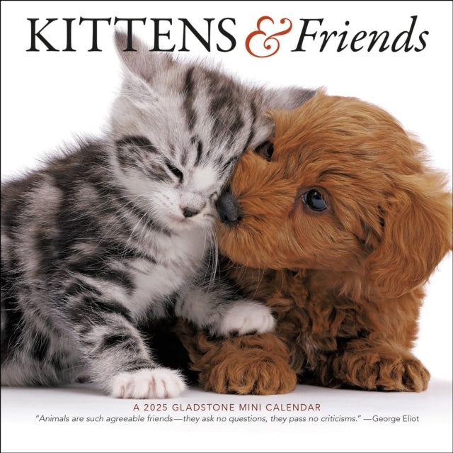 Kittens & Friends Mini Wall Calendar 2025