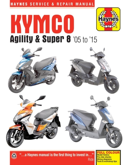 Kymco Agility & Super 8 Scooters, '05-'15
