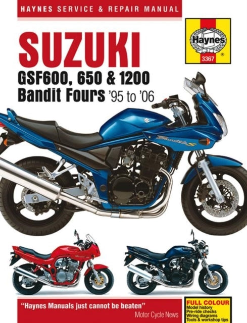 Suzuki Gsf600 650 & 1200 Bandit Fours 95 - 06 Haynes Repair