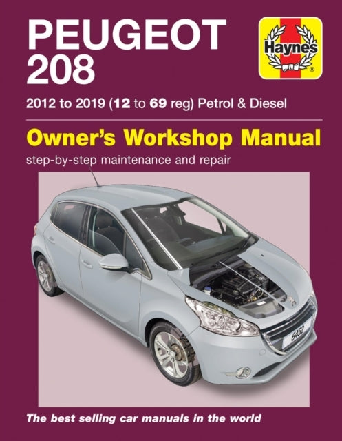 Peugeot 208 Petrol & Diesel 12 to 69 Reg2012 to