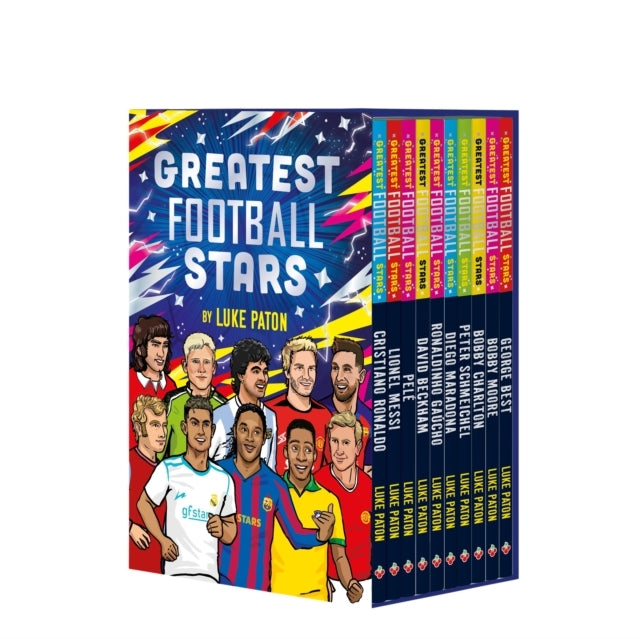 THE GREATEST FOOTBALL STARS 10 BOOK COLLECTION