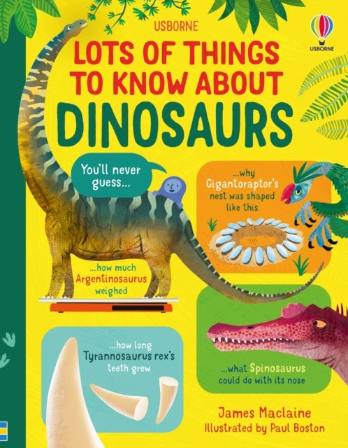 Lots of Things To Know About Dinosaurs