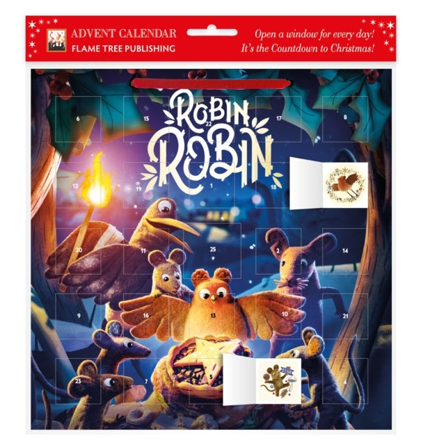 Aardman Robin Robin Advent Calendar (With Stickers)