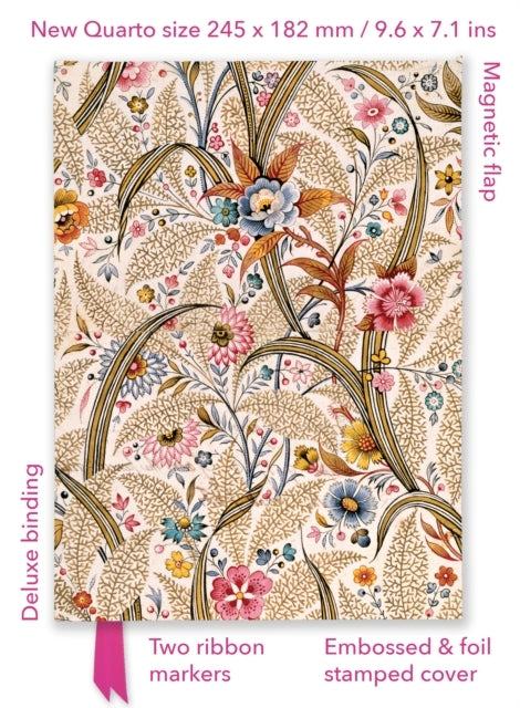 William Kilburn Marble End Paper (Foiled Quarto Journal)