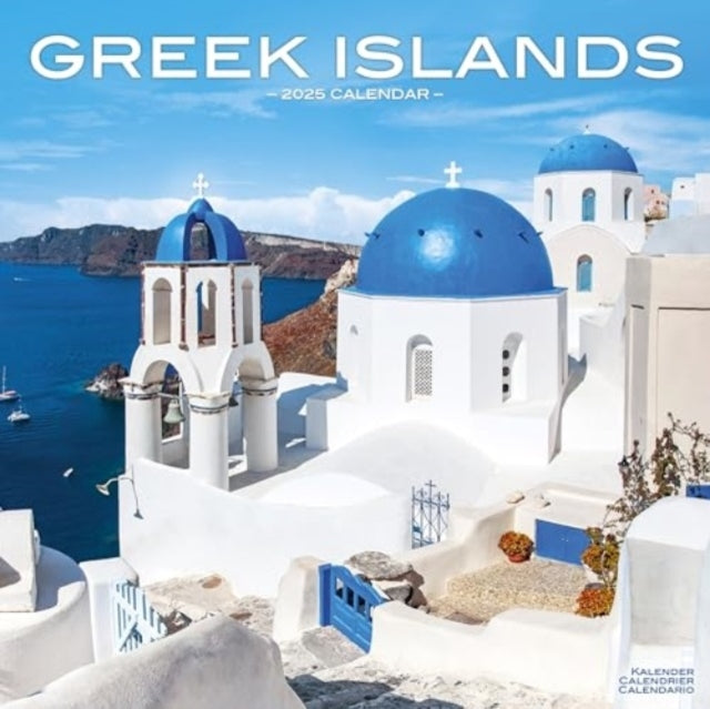 Greek Islands Calendar 2025 Square Travel Wall Calendar - 16