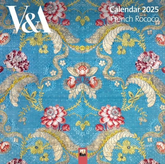 V&A French Rococo Wall Calendar 2025 (Art Calendar)
