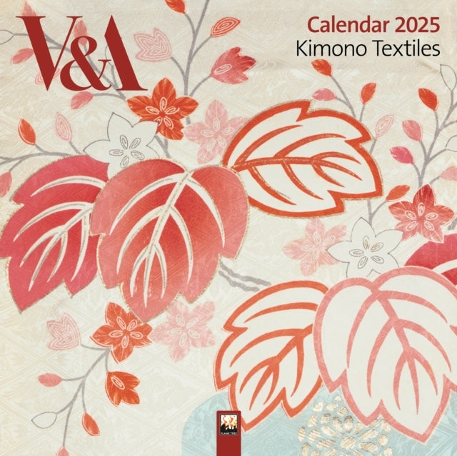 V&A Kimono Textiles Wall Calendar 2025 (Art Calendar)