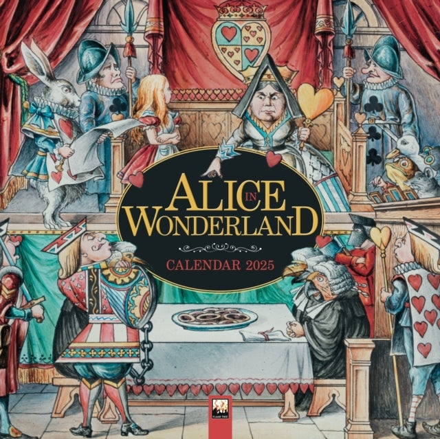 Science Museum Alice In Wonderland Wall Calendar 2025 (Art