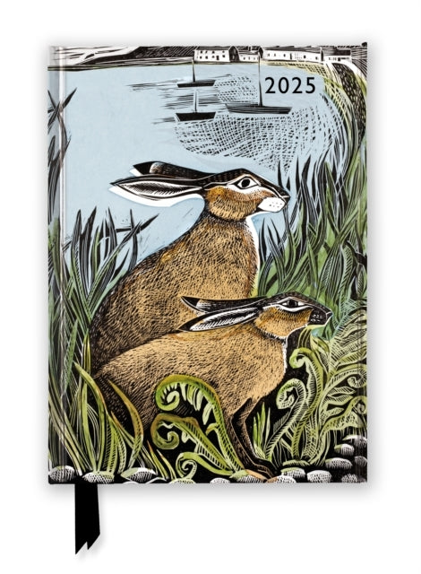 Angela Harding Rathlin Hares 2025 Luxury Diary Planner - Pa