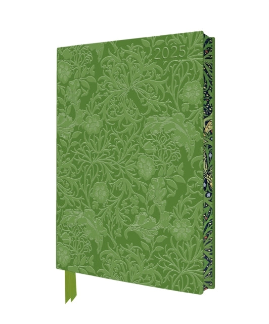 William Morris Seaweed 2025 Artisan Art Vegan Leather Diary