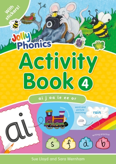 Jolly Phonics Activity Book 4In Precursive Letters (British
