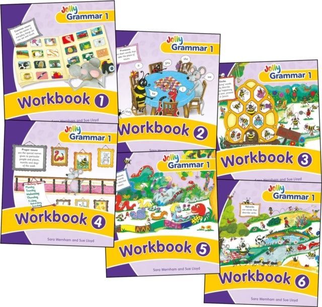 Grammar 1 Workbooks 1-6In Precursive Letters (British Englis