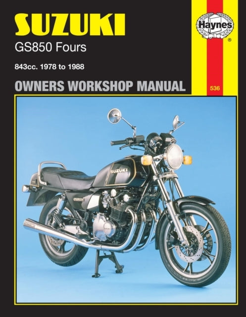 Suzuki GS850 Fours Owners Workbook Manual, No. 536