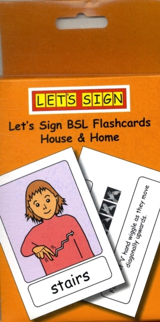 Let's Sign Bsl Flashcardshouse and Home