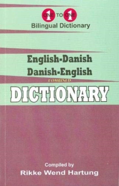 D1 ENGLISH-DANISH & DANISH-ENGLISH ONE-TO-ONE DICTIONARY (EXAM-SUITABLE).
