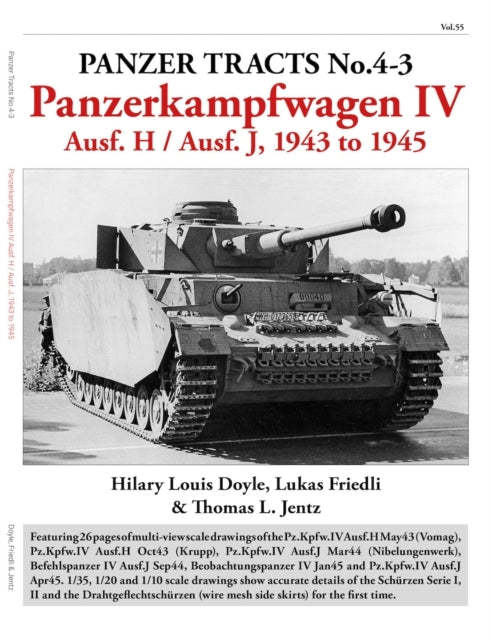 Panzer Tracts No.4-3 Panzerkampfwagen Iv Ausf.H and J