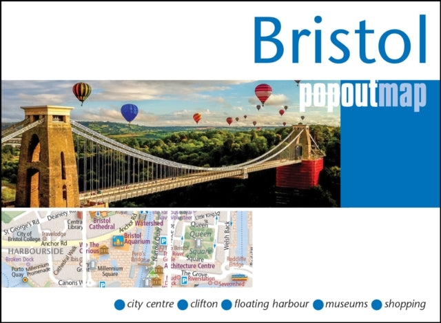 Bristol Popout Map - Pocket Size Pop Up Map Of Bristol City
