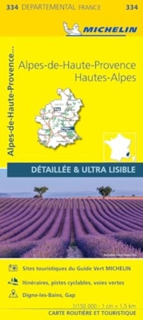 France blad 334: Alpes de Haute Provence, Hautes Alpes