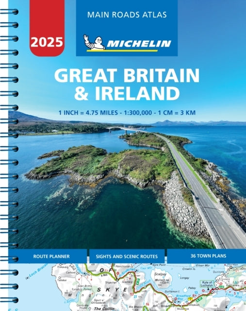 Great Britain & Ireland 2025 - Mains Roads Atlas (a4-spiral)